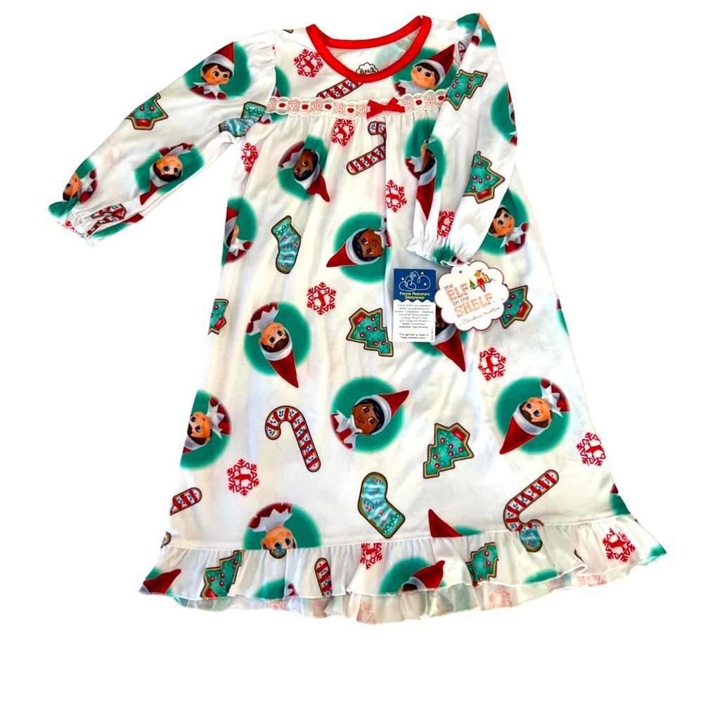 NWT Elf on the Shelf Toddler Girls Nightgown, Size 2T!